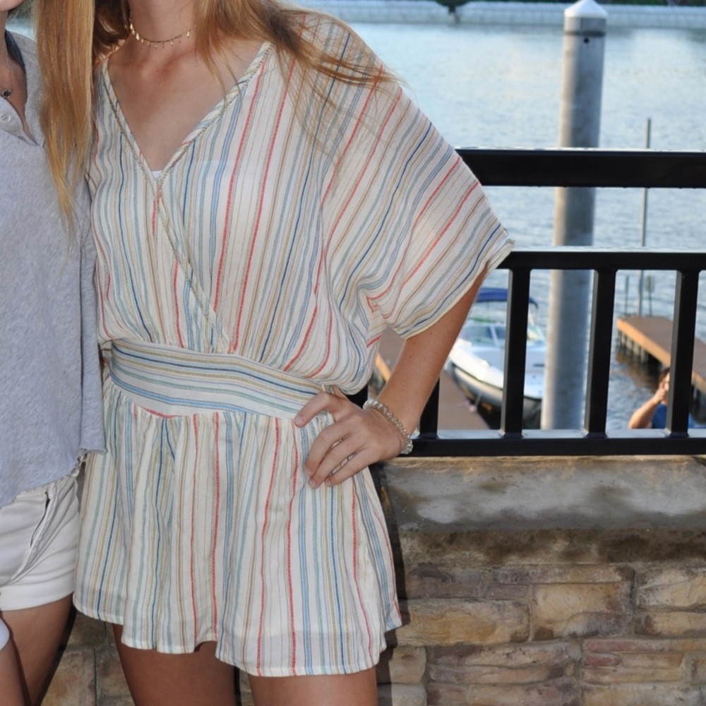 Urban Outfitters Striped Romper